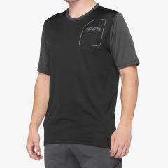 Kolesarska majica 100% RIDECAMP jersey-100 Percent RideCAMP Jersey-Charcoal_Black-S