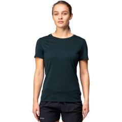 Ženska volnena majica Devold Cassic Tee - Ink