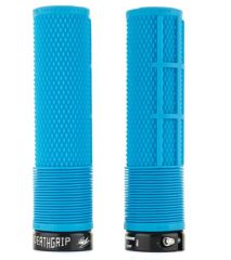 Kolesarski ročaji DMR DeathGrip Flangeless-DMR-Deathgrip-FLANGELESS-Blue-Thin