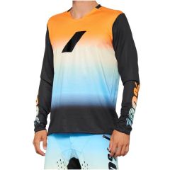 Kolesarska majica 100% R-CORE X LS Jersey - Sunset