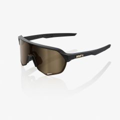 Kolesarska očala 100% S2 Matte-Matte Black - Soft Gold Mirror