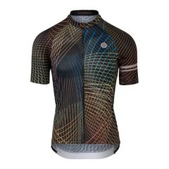 Kolesarski dres AGU Nocturnal Lines -Black-S