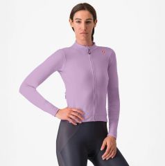 Ženski kolesarski dres Castelli Espresso Thermal-Ž_Castelli_Espresso_Thermal_purple Mist-XS