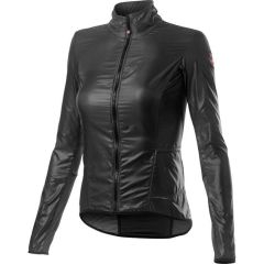 Ženska kolesarska vetrovka Castelli Aria-Dark Grey-XS