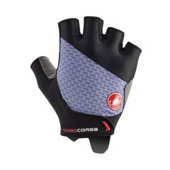 Ženske kolesarske rokavice Castelli Rosso Corsa 2-Violet Mist-S