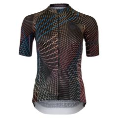 Ženski kolesarski dres AGU Nocturnal Lines -Black-S