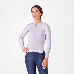 Ženski kolesarski dres Castelli Espresso LS Jersey-Purple Mist/Dark Night Shade-S