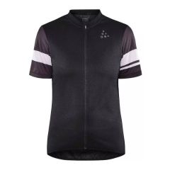 Ženski kolesarski dres Craft Core Endurance Logo Jersey-Ž_Craft_Core_Endurance_Logo_Jersey_Black_Slate-S